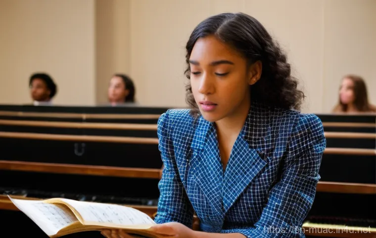 뮤지컬 배우의 학창 시절 준비 - **Image Prompt: "Collaborative School Musical Rehearsal"**
    "A vibrant, bustling scene depicting ...